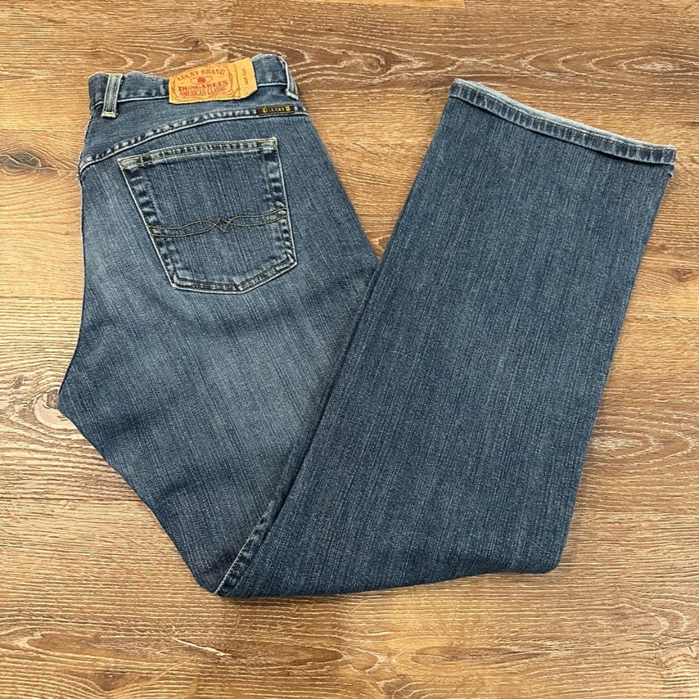 LUCKY BRAND WOMENS EASY RIDER BUTTON-FLY JEANS | SIZE: 10/30